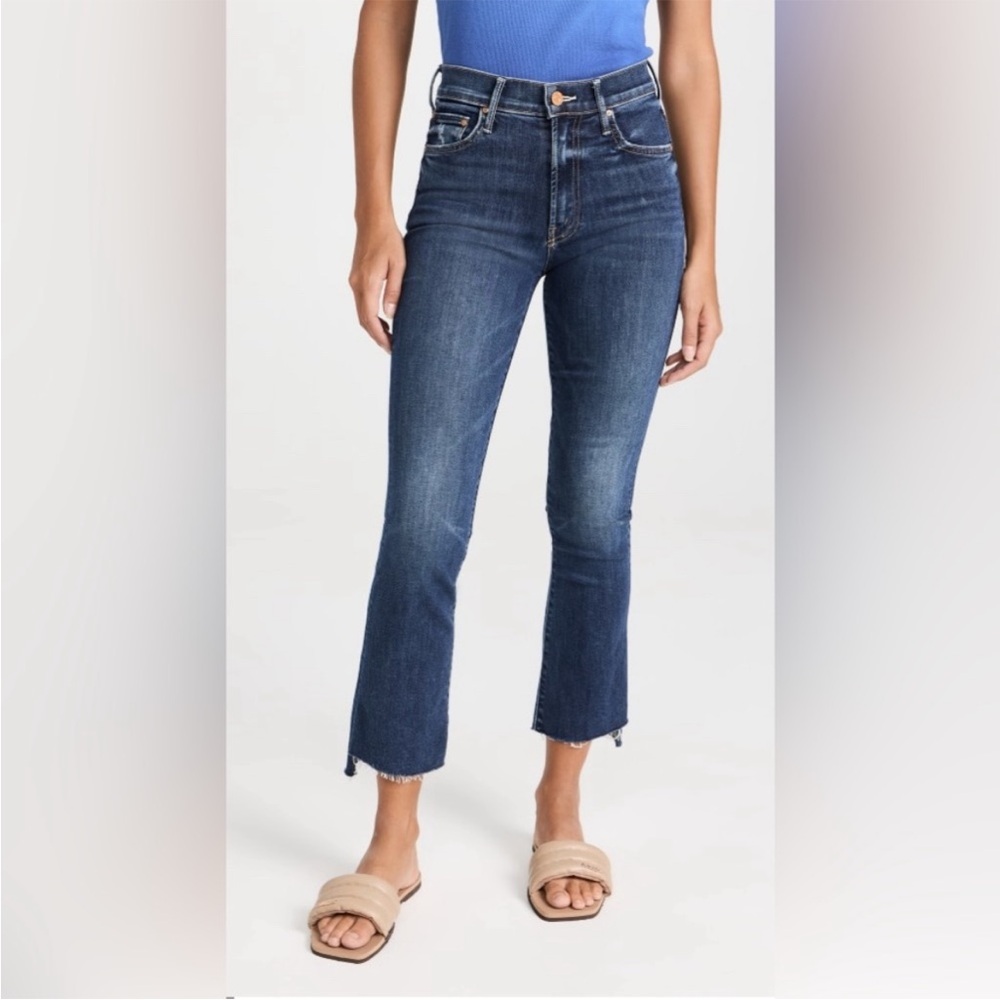 NEW MOTHER The Insider Crop Step Fray Good For You Jeans Size 24